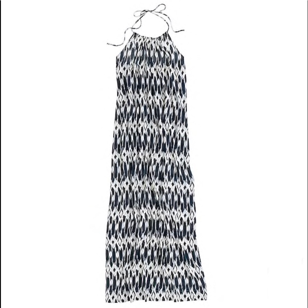 J. Crew Halter Beach Dress In Ikat Size XXS